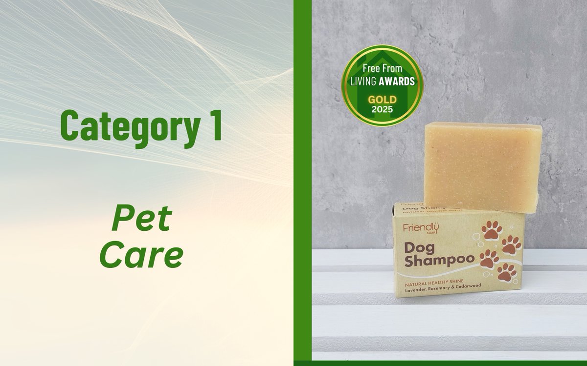 Free From Living Awards (@fflivingawards) on Twitter photo We’re off! Congratulations to <a href="/friendlysoapltd/">Friendly Soap</a>, Gold winners in the Pet Care category, for their Dog Shampoo. #FFLA25
For Silver and Bronze winners, check out Instagram or our website.
freefromlivingawards.co.uk/winners-pet-ca… We’re off! Congratulations to <a href="/friendlysoapltd/">Friendly Soap</a>, Gold winners in the Pet Care category, for their Dog Shampoo. #FFLA25
For Silver and Bronze winners, check out Instagram or our website.
freefromlivingawards.co.uk/winners-pet-ca…