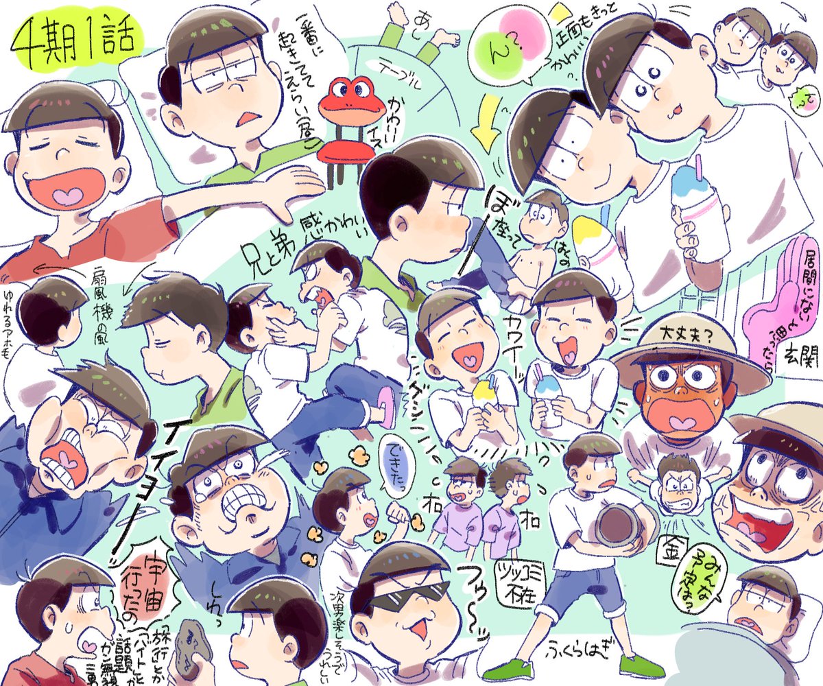 tobari____3's tweet image. 4期1話模写とメモ