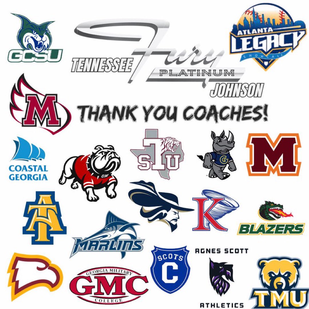 Thank you to all the coaches who took the time to come watch us!!
