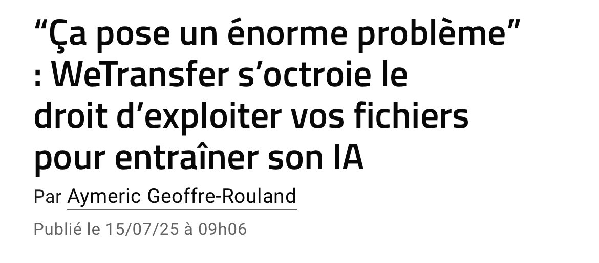 Ça fait scandale sur les réseaux depuis ce matin. 
Sachez que chez Ziplo.fr on ne nourrit aucune IA avec vos fichiers. C’est français, sur des serveurs français et ça respecte la confidentialité de vos données (et votre propriété intellectuelle).