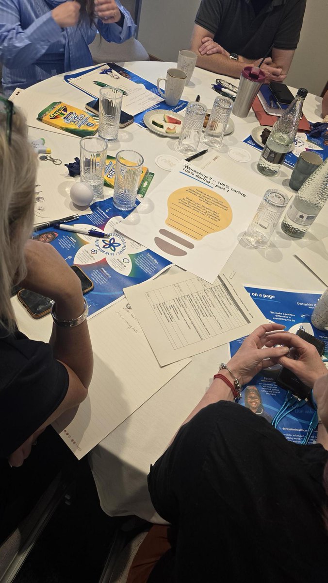derbyshcft's tweet image. It’s time for the second activity of the day – 100% caring, 100% daring!
James Sabin, Director of Finance, is asking colleagues to consider the new landscape and the local and national priorities and come up with one big bold idea.
Let’s see what ideas everyone comes up with!