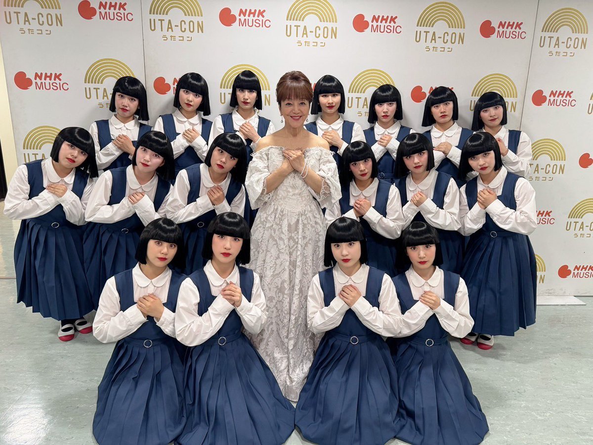 NHK「うたコン」
ご覧いただきありがとうございました！
【シンデレラ・ハネムーン】で岩崎宏美さんと
ご一緒できて本当に光栄でした😭❤️

#アバンギャルディ #avantgardey #ハルネアバンギャルディ #NHK #うたコン