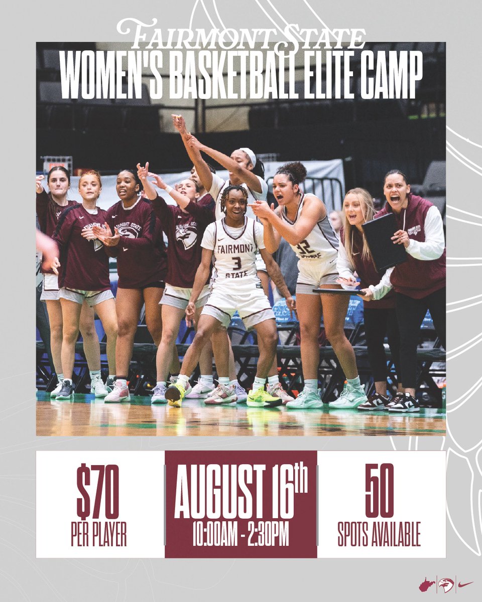 FairmontWbb's tweet image. We are 1 month away from our Annual Elite Camp! There are still some spots remaining! Sign up today!
falconwomensbasketball.totalcamps.com/shop/EVENT