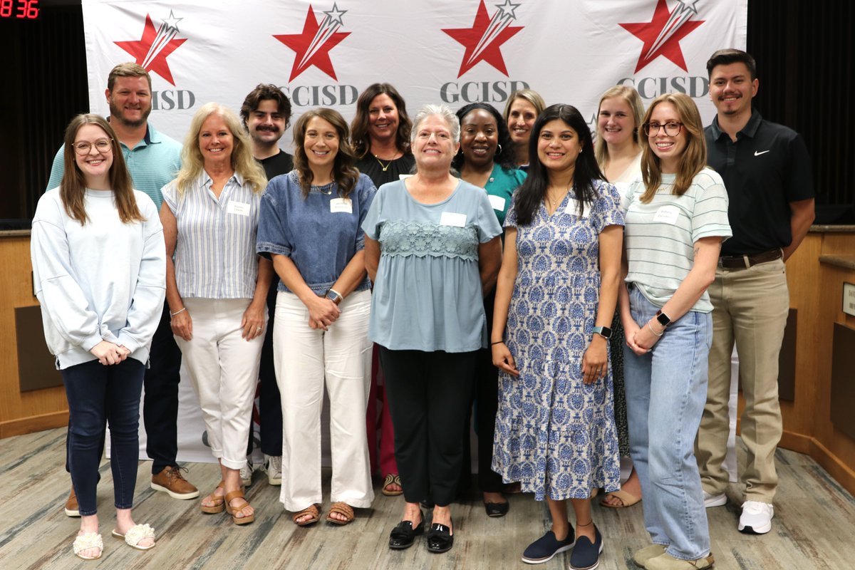 GCISD's tweet image. We had another professional new hire orientation this morning and continued to see staff excited to join our GCISD family! In the group were also GCISD alumni. #WeAreGCISD
There is still time to apply for career opportunities: grapevinecolleyville.schoolspring.com