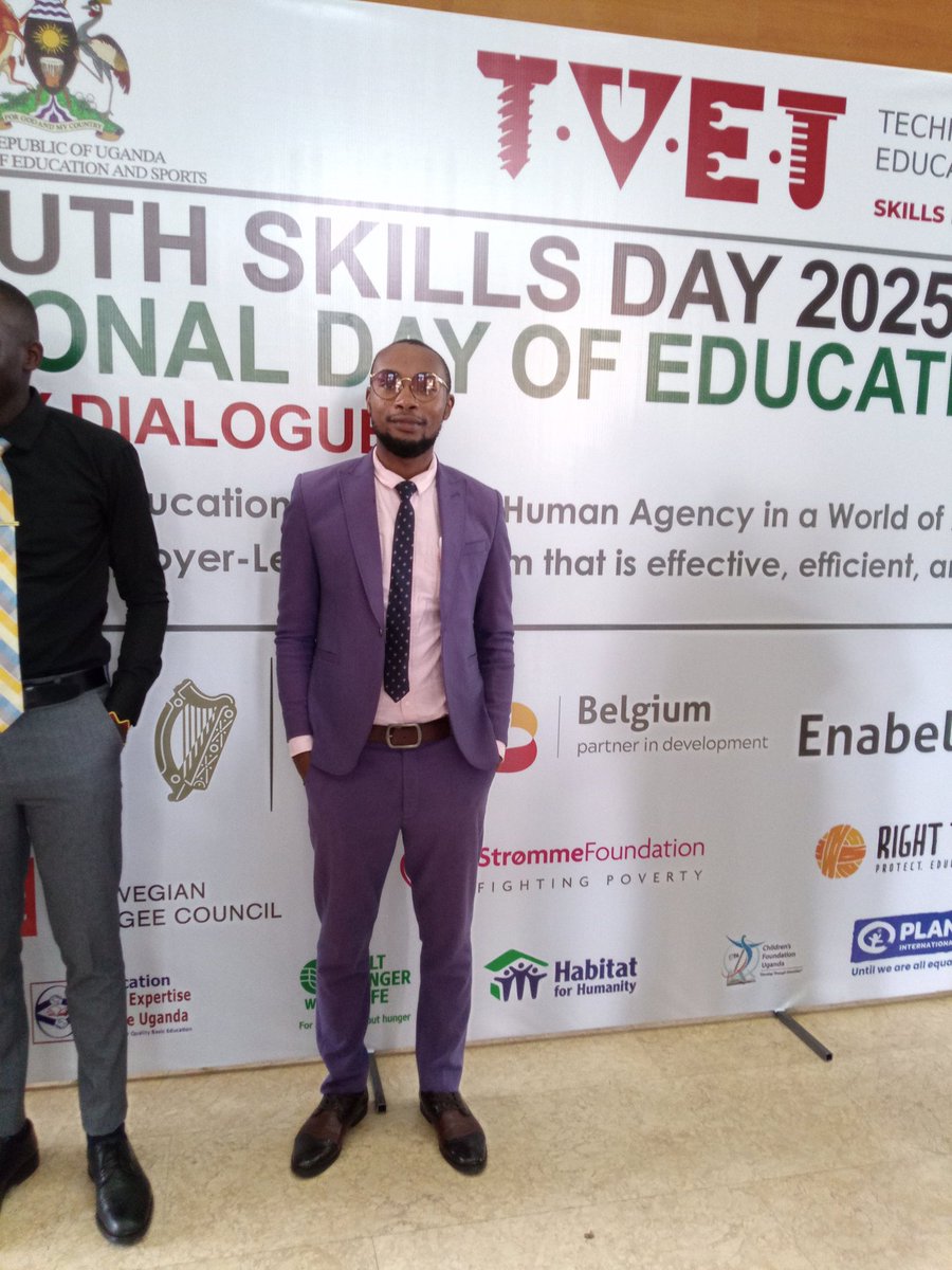 Attending the #WorldYouthSkillsDay2025 @officeofthePresident Uganda. Themed " Artificial Intelligence and Education, preserving Human Agency in a world of Automation