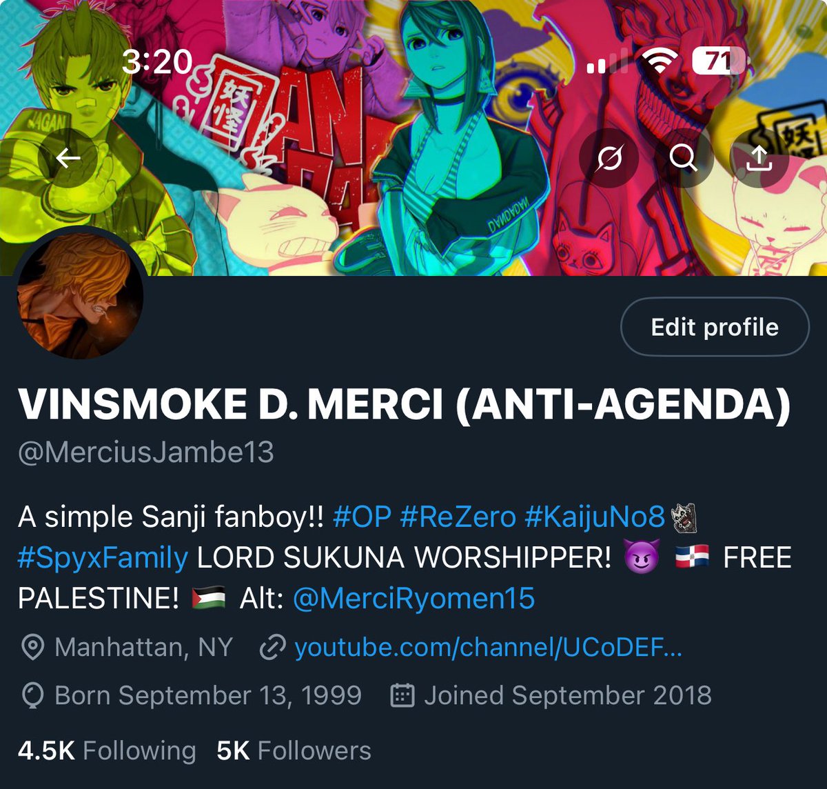 Guys, if you follow me here and don't follow my main account, please follow my main since I'm more active there than here. 

The link is in the profile description!!