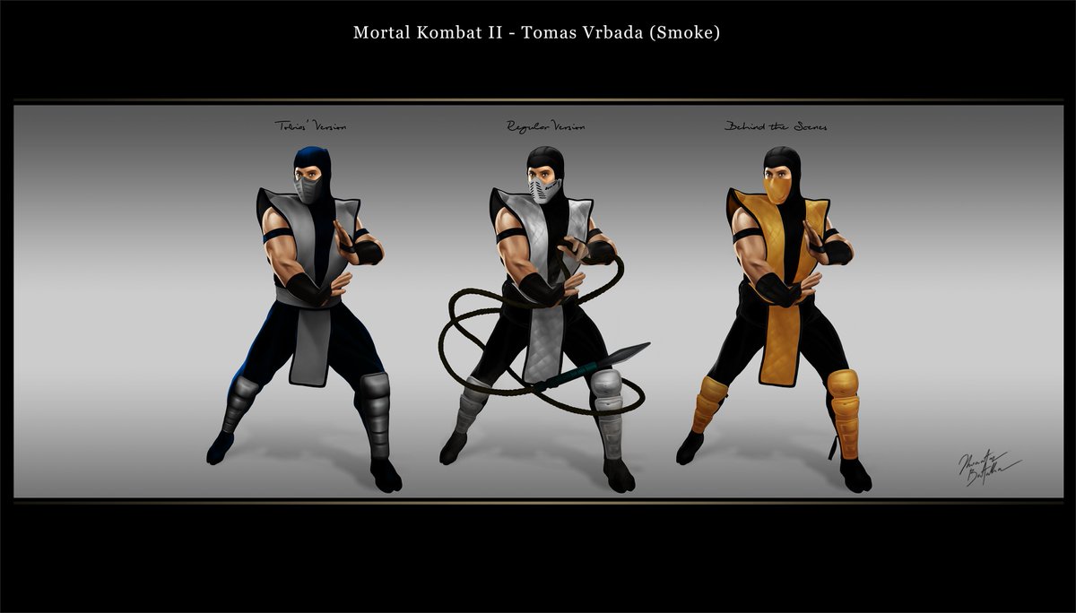 JhonatasBatalha's tweet image. Mortal Kombat II: Tomas Vrbada (Smoke)
.
.
#mkkollective #MortalKombat #videogame #fightinggames #90s #artwork #fanart #netherrealm #martialarts #digitalart #digitalpainting #fighter @MortalKombat @NetherRealm