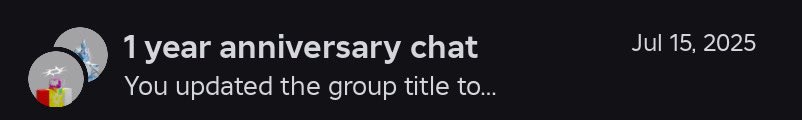 It’s been one year since I started this Group chat 
1 year imagine that