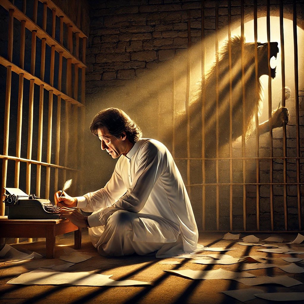 جس قوم کا سچا لیڈر قید میں ہو اور چور حکمران بنے ہوں، وہ قوم صرف تباہی کی طرف جا سکتی ہے۔ وقت ہے سمت درست کرنے کا۔

#جب_جیل_کا_تالا_ٹوٹے_گا