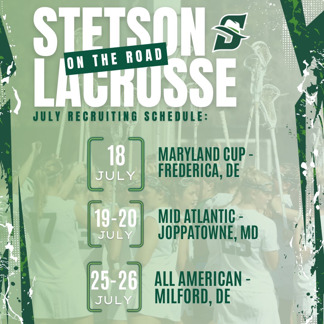 StetsonLacrosse's tweet image. Coaches are on the road!! 🚗🥍