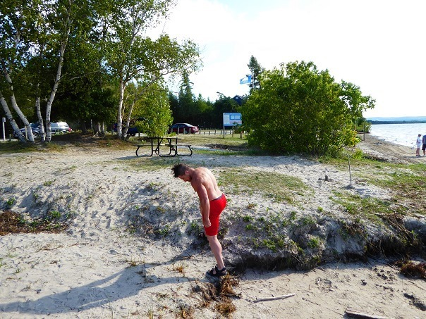 At the beach, using sand bars, go for a 3 set 79 rep bodyweight tiptoe calf raised reverse lunges then add progressive resistance overload for desired effect. #Proverbs14:23 #stayingalivein2025 #fattofitnoquit #fightyoflight #fababs #icanucantoo #generationjoshua

@