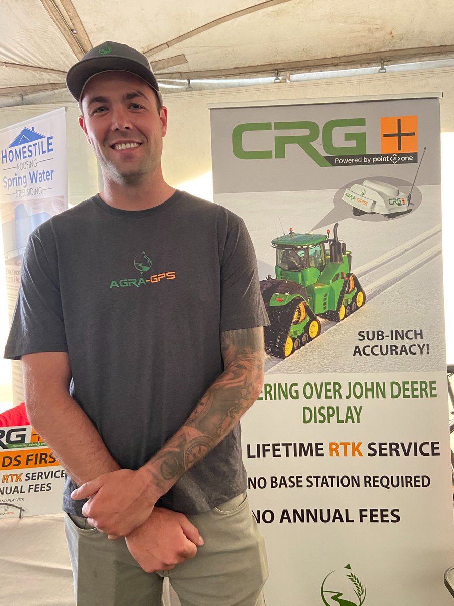 The friendly experts at Agra-GPS are at #AIM25, ready to share their brand new CRG+ GPS Receiver! 

This new tech offers built-in RTK corrections at no additional cost. Come on down to SB27 today to learn more!