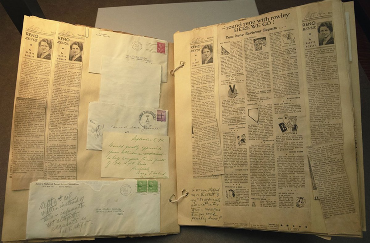 'Mrs. His Name' project wins award for the University Libraries Special Collections and University Archives. Read more here: unr.edu/nevada-today/n…
