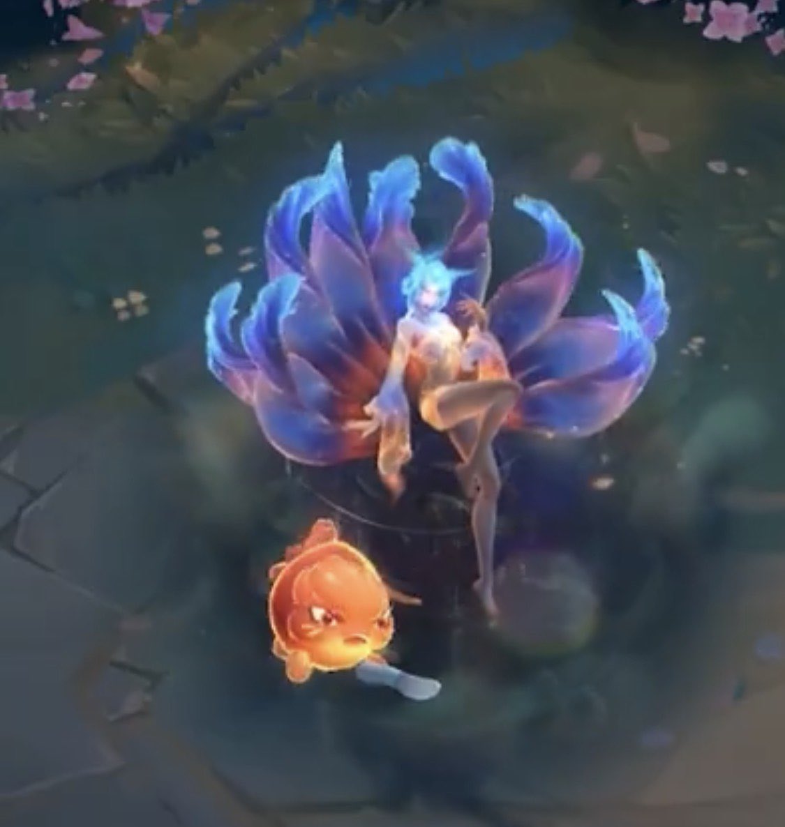 novic_0's tweet image. Although I most likely wont be purchasing this skin, I REALLY love what theyve done with ahris tail here. Her animations and effects are lovely