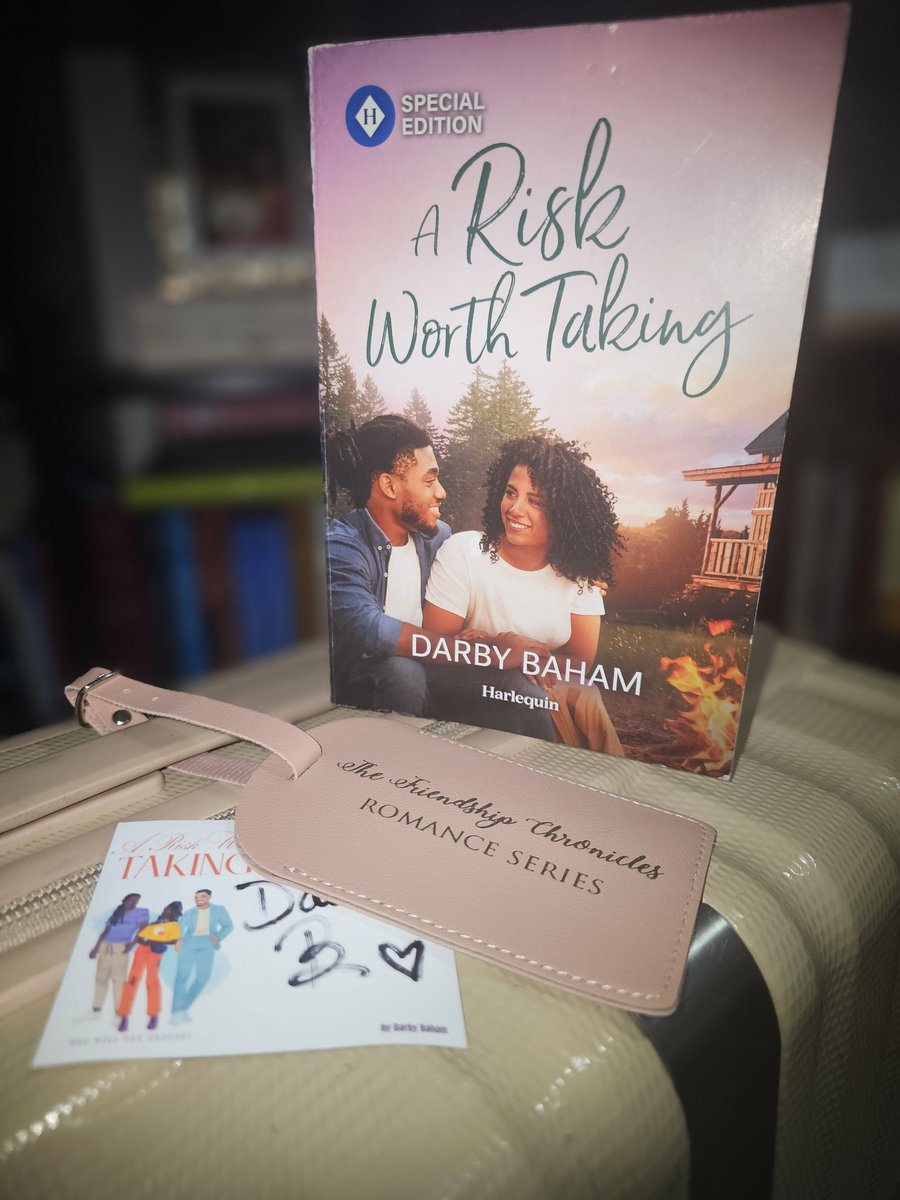 Darby Baham (@darbybaham) on Twitter photo Have you pre-ordered “A Risk Worth Taking” yet? Bc I’ve got an extra special THANK YOU for the early birds. 💌✈️  
Fill out this quick form, & I’ll mail you: 
✍🏽 A signed bookplate 
🧳 A Friendship Chronicles luggage tag 
Limited quantity available!
 forms.gle/tDjw2izrmLrdWs… Have you pre-ordered “A Risk Worth Taking” yet? Bc I’ve got an extra special THANK YOU for the early birds. 💌✈️  
Fill out this quick form, & I’ll mail you: 
✍🏽 A signed bookplate 
🧳 A Friendship Chronicles luggage tag 
Limited quantity available!
 forms.gle/tDjw2izrmLrdWs…