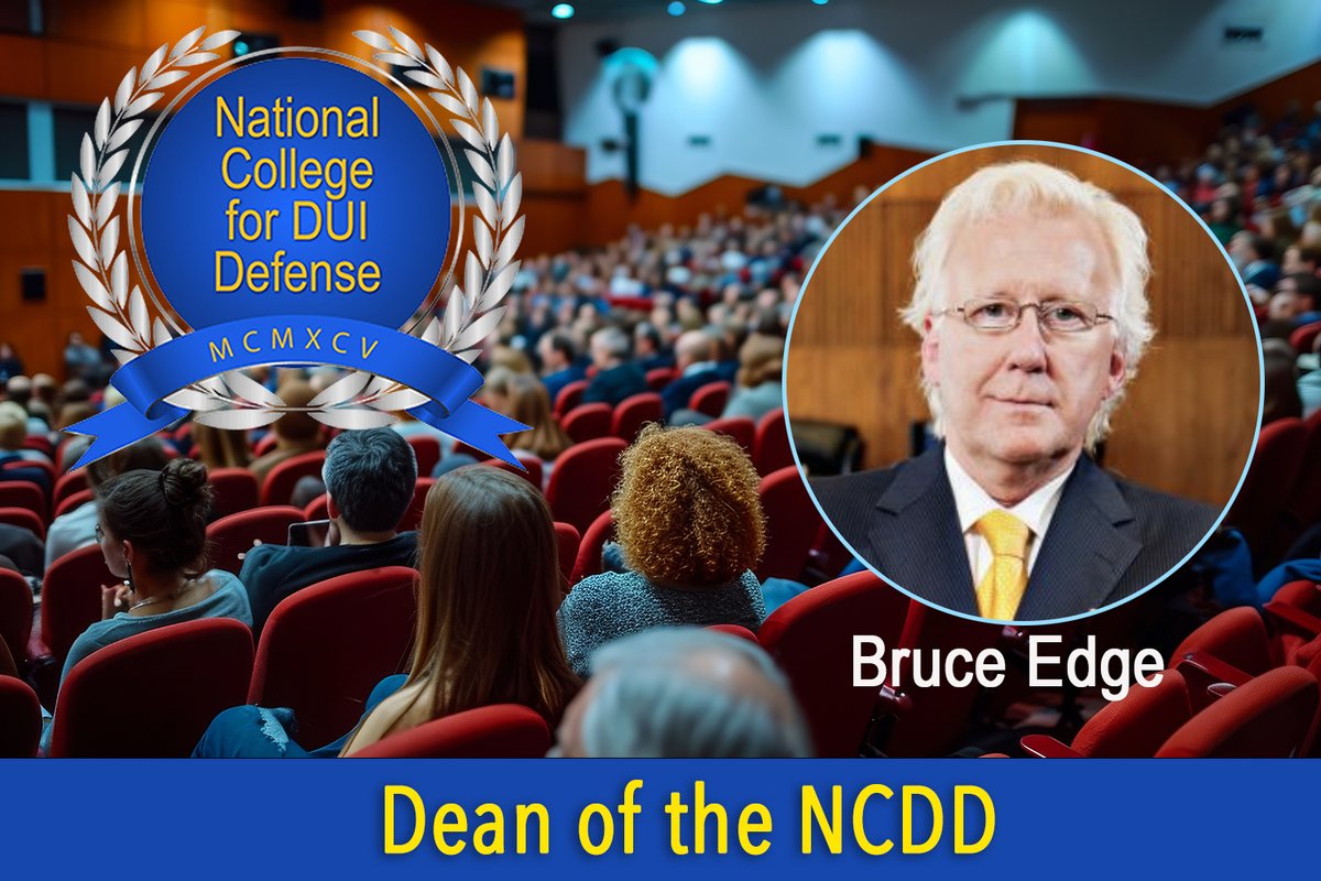 Congrats to Bruce Edge on becoming Dean of the NCDD! After decades in courtrooms, he now leads 1,600 DUI defense attorneys at the nation’s top ABA-accredited college focused on defending the rights of the accused. #DUI #NCDD