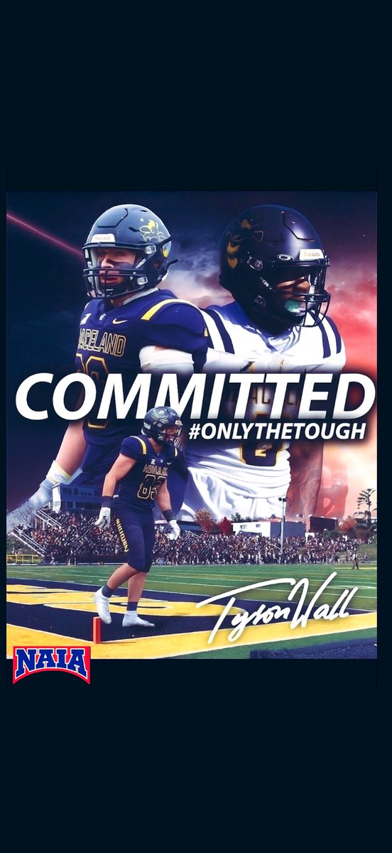 Tysonwall84's tweet image. After careful consideration with my family, I am blessed to announce that I have committed to Graceland University!! I want to thank God for this opportunity, then I want to thank the coaches @coachMeJelly  @CoachStaback for the opportunity to keep playing the game I love! OTT