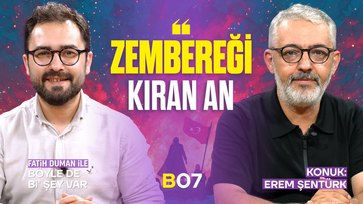 Fatih Duman’ın hazırlayıp sunduğu ve  
Erem Şentürk’ün konuk olduğu 
Böyle de Bi’ Şey Var, diz çökmeyen, hakikati koruyan ve uyanık kalmaya cesaret eden herkes için yayında!

“15 Temmuz’un Jeopolitik Hafızası”

İzlemek için 📺: ytbe.one/SrpYXWoh_38

#Royaltylife Katkılarıyla