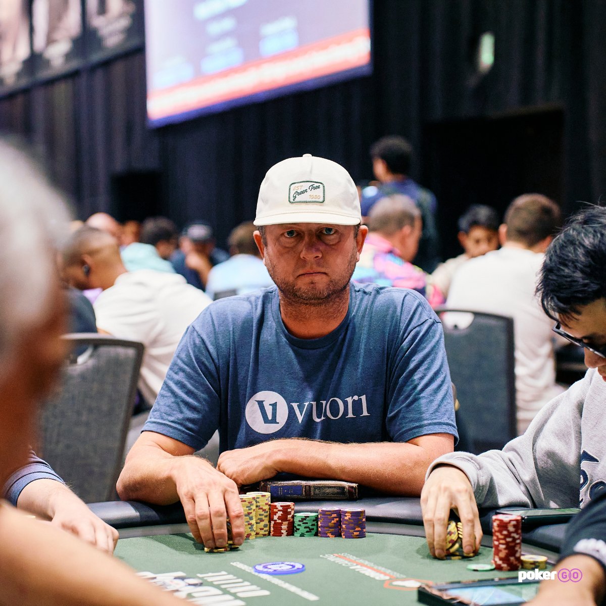 Seat 3: <a href="/dunaway_braxton/">Braxton Dunaway</a> – 91,900,000

👹 2023 Monster Stack champ for $1,160,000
💰 $1,500,000 in earnings (<a href="/TheHendonMob/">The Hendon Mob</a>)
🏈 Huge Sooners fan
🛢️ Career in oil and gas industry

Watch the <a href="/WSOP/">WSOP - World Series of Poker</a> Main Event live on PokerGO.com starting today at 6P ET/3P PT.