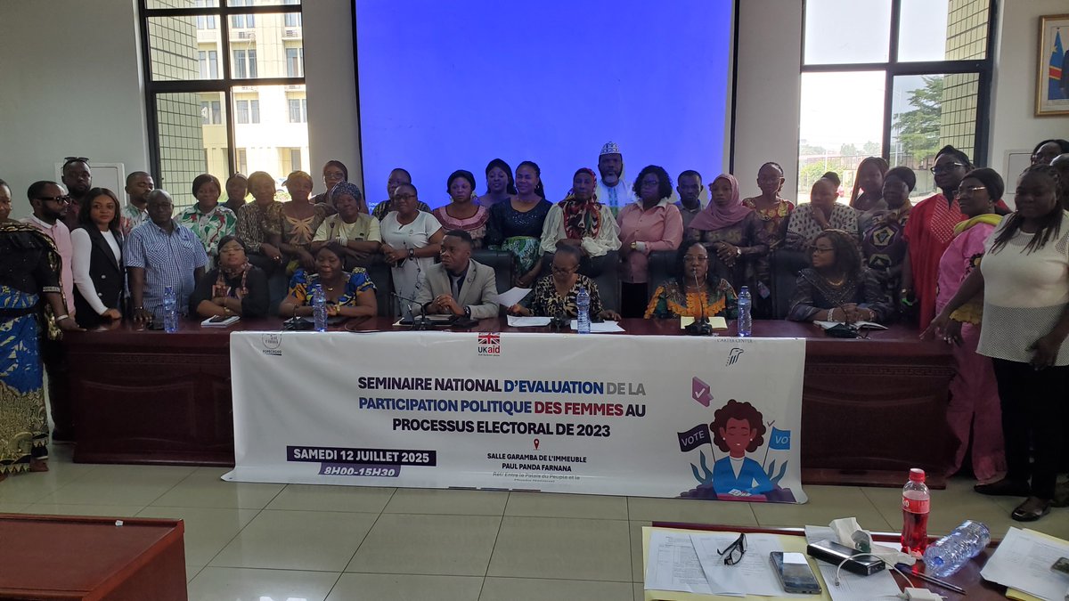 Forum des Femmes Citoyennes et Engagées GDD (@forumgdd) on Twitter photo 🔴Séminaire d’évaluation de la participation politique des femmes au processus électoral de 2023🇨🇩. Les femmes politiques s’engagent à travailler en synergie pour mener les actions de plaidoyer à tous les niveaux pour faire avancer la participation politique d femmes
<a href="/FCDOGovUK/">Foreign, Commonwealth & Development Office</a> 🔴Séminaire d’évaluation de la participation politique des femmes au processus électoral de 2023🇨🇩. Les femmes politiques s’engagent à travailler en synergie pour mener les actions de plaidoyer à tous les niveaux pour faire avancer la participation politique d femmes
<a href="/FCDOGovUK/">Foreign, Commonwealth & Development Office</a>