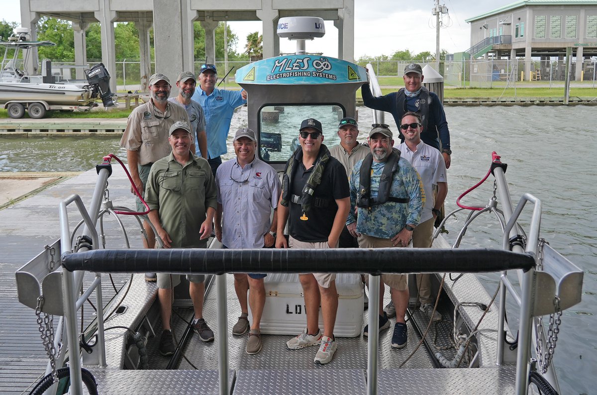 LaWildlife&Fisheries (@ldwf) on Twitter photo ⚡ LDWF Launches Shocking New Research Tool! LDWF just received its first saltwater electrofishing vessel. Biologists use electrofishing to briefly stun fish to collect critical data. Thanks to <a href="/LAGovJeffLandry/">Governor Jeff Landry</a> for your continued support of innovative fisheries management! ⚡ LDWF Launches Shocking New Research Tool! LDWF just received its first saltwater electrofishing vessel. Biologists use electrofishing to briefly stun fish to collect critical data. Thanks to <a href="/LAGovJeffLandry/">Governor Jeff Landry</a> for your continued support of innovative fisheries management!