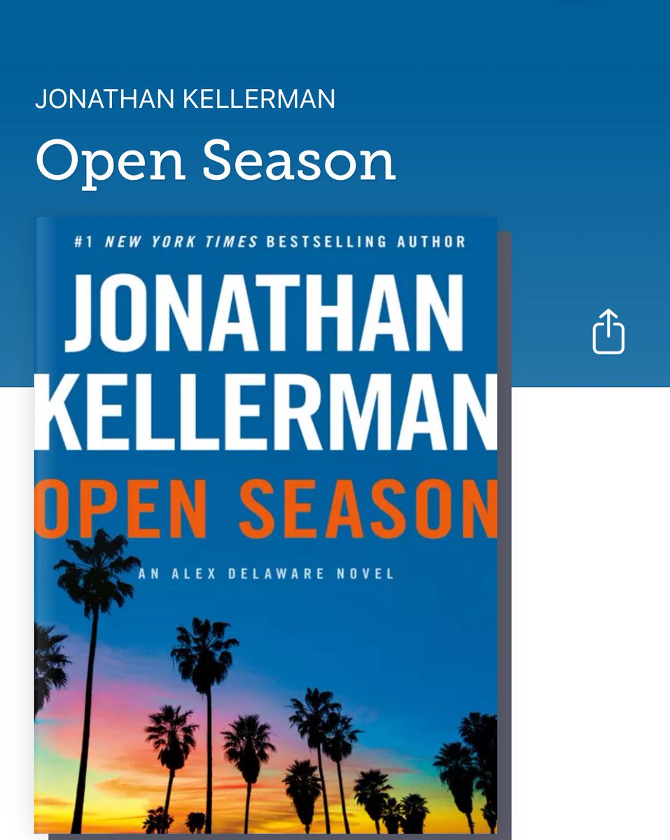 Allison_in_CO's tweet image. Up next: Open Season by Jonathan Kellerman
#TwitterBookClub
#CatChatBookclub
#EndlessSummerReadingList