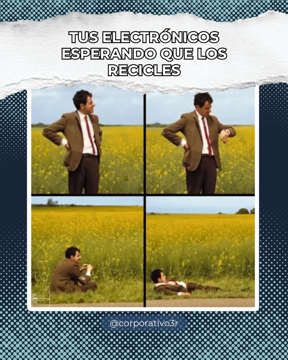 😳 ¿Cómo que las pilas no van a la basura común?
Sí, leíste bien.
Tirarlas así contamina el suelo, el agua y daña tu salud y la del planeta.
#PilasNoVanALaBasura #ReciclajeElectrónico #CuidaElPlaneta #humor #meme