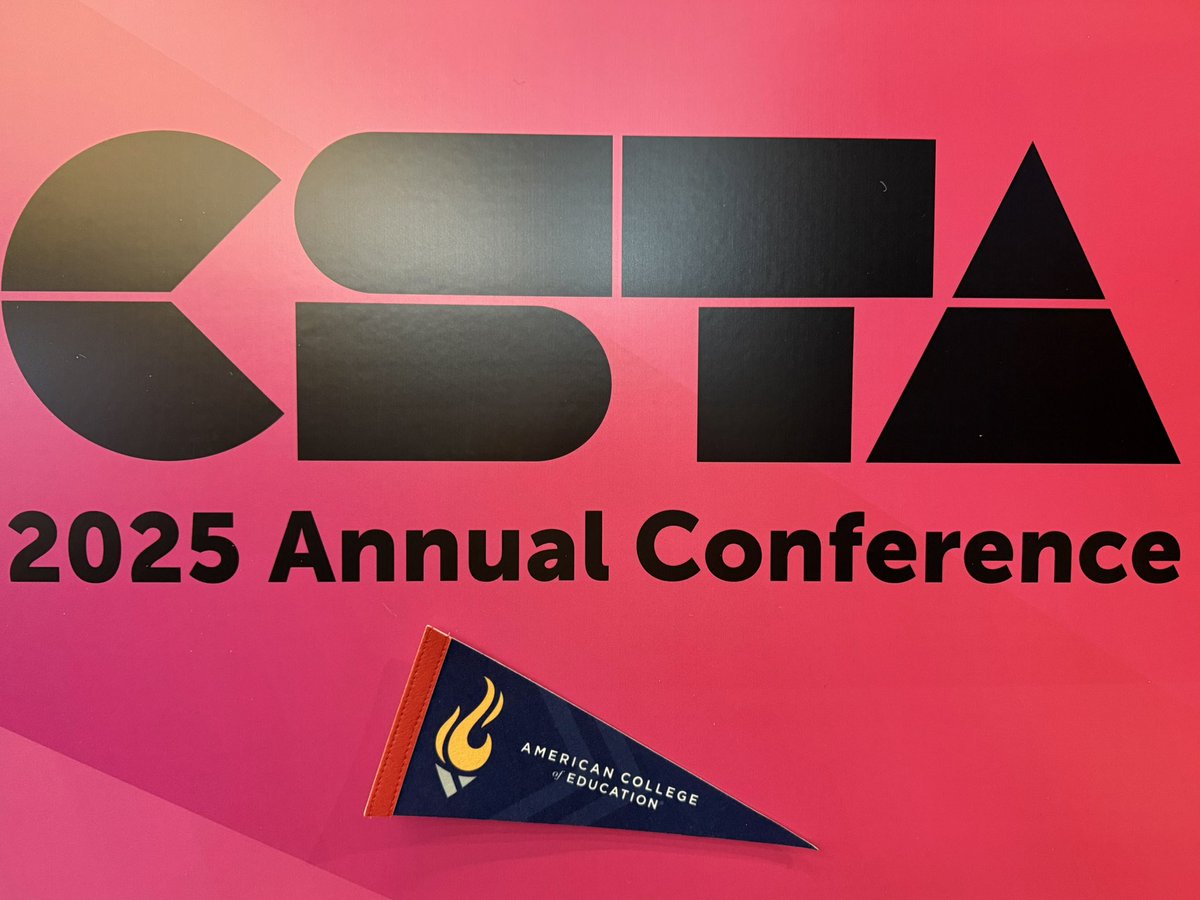 TJ Davis, B.S.Sp.S., E.M.B.A. (@tjdavisace) on Twitter photo I want to thank <a href="/csteachersorg/">CS Teachers Association (CSTA)</a> for having <a href="/ACEedu/">American College of Education</a> at their #CSTA2025 conference last week in Cleveland, OH! I met so many computer science educators and loved hearing their stories about AI & Cybersecurity and how it impacts the world of education! #ACE🔥 #CSTA 💻 I want to thank <a href="/csteachersorg/">CS Teachers Association (CSTA)</a> for having <a href="/ACEedu/">American College of Education</a> at their #CSTA2025 conference last week in Cleveland, OH! I met so many computer science educators and loved hearing their stories about AI & Cybersecurity and how it impacts the world of education! #ACE🔥 #CSTA 💻