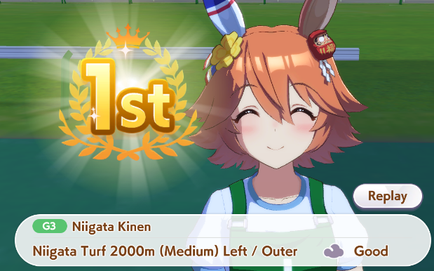 My Matikanefukukitaru just won the-
the... uhh
on the....
she won the...