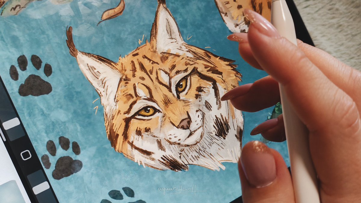 Drawing lynx stickers

#art #artist #animalartist #animalart #furryart #furryartist #catart #lynx #aquarellewolf