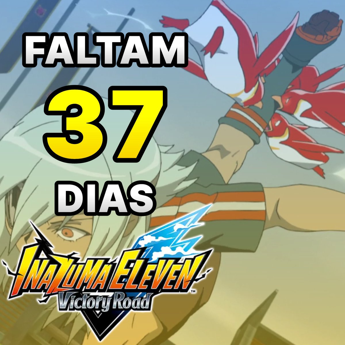 InamemesEleven's tweet image. Faltam 37 dias para o Inazuma Eleven Victory Road!