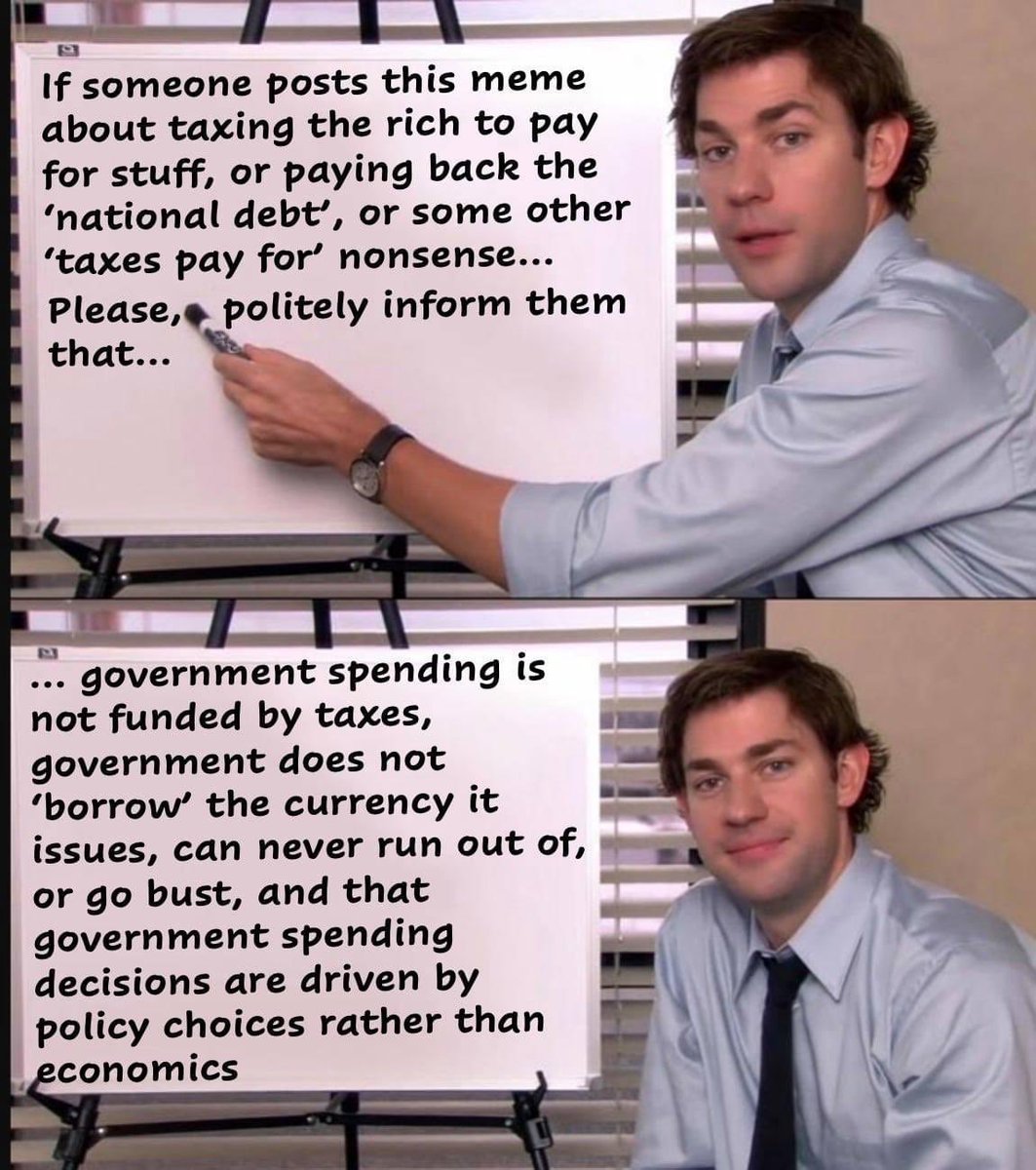 <a href="/Xest1s/">Xestis</a> <a href="/litewhisperer/">?whispers?</a> #LearnMMT (#ModernMoneyTheory):
DEU: youtube.com/playlist?list=…
ENG: youtu.be/IHxloLkMXeU [7 min.]

#MMT
#ModernMonetaryTheory
#Geldschöpfung
#MonetäreModernisierung
#Monetative
#MoneyCreation
#ModernMoneyMemeWeek