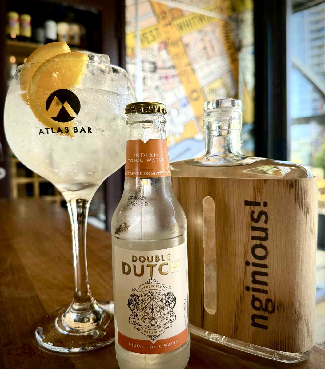 TheGinBible's tweet image. G I N O F T H E W E E K 🍸
Enjoy @nginious Smoked & Salted #Gin & @DoubleDutchMix @TheAtlasBar for a special price. £5 singles & £7 doubles! 🥳
Get it whilst you can #Manchester we're down to our last couple bottles. Once it's gone, it's gone. 🍸