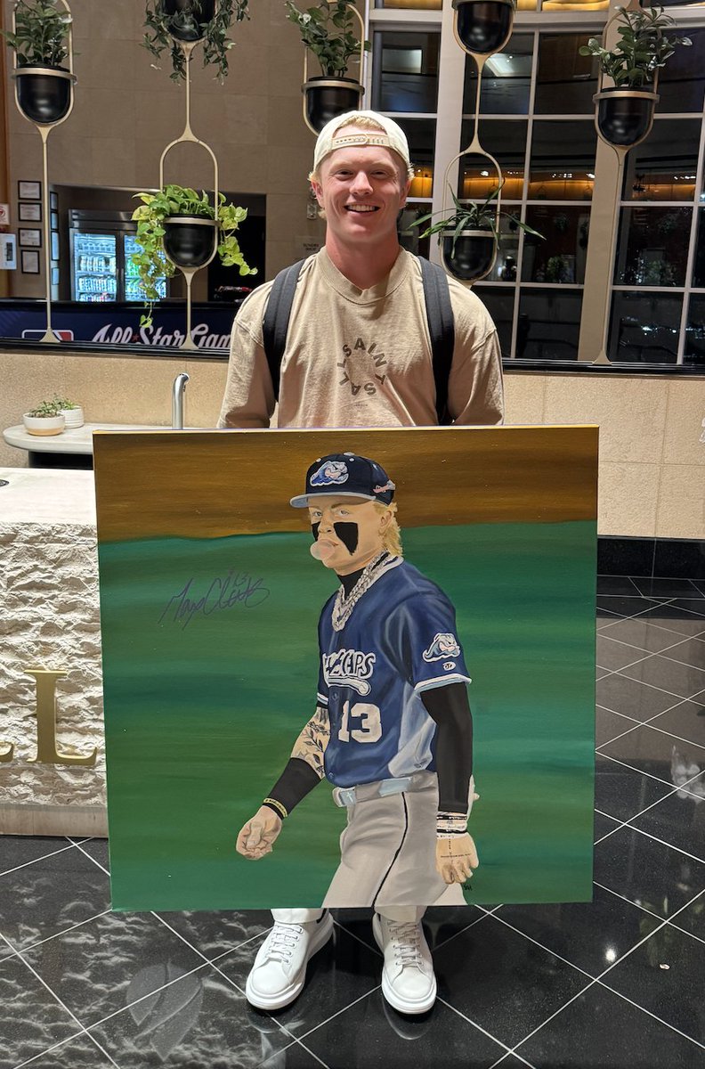 Tigers top prospect Max Clark!

The Conine Clubhouse at Joe DiMaggio Children's Hospital is a "home away from home” offering families of children receiving care at Joe DiMaggio Children’s Hospital free lodging in a relaxing and nurturing environment

Bid: justbaseballauctions.myshopify.com/products/max-c…