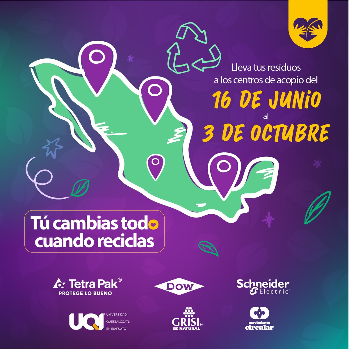 El Reciclatón 2025 está por comenzar. Tus residuos cambiarán la vida de cientos de niños y niñas de Teletón. Juntos, podemos juntar más de 200 toneladas de materiales reciclables para apoyar sus terapias.

Únete desde el 16 de junio. Más información en teleton.org