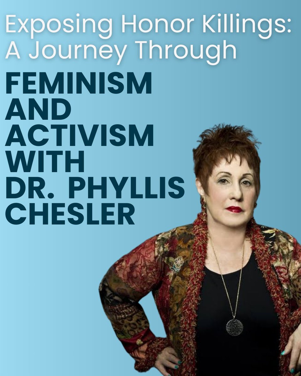 AHAFoundation's tweet image. From documenting honor killings to advocating against gender-based violence, @Phyllischesler's pioneering work sheds light on the enduring struggle for women's rights globally. Read about her remarkable contributions! theahafoundation.org/dr-phyllis-che…