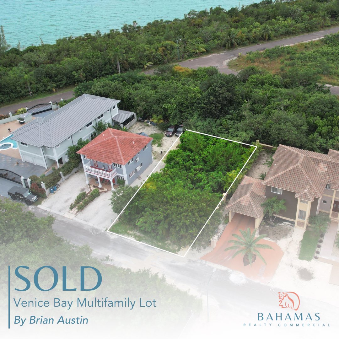 SOLD! Thrilled to announce the successful sale of this lot in the beautiful canal and oceanfront community of Venice Bay! Honored to have represented both buyer and seller in this transaction. #buywithB #listwithB #BuyRentRESIDE #Sold #realestate #investment #Bahamas