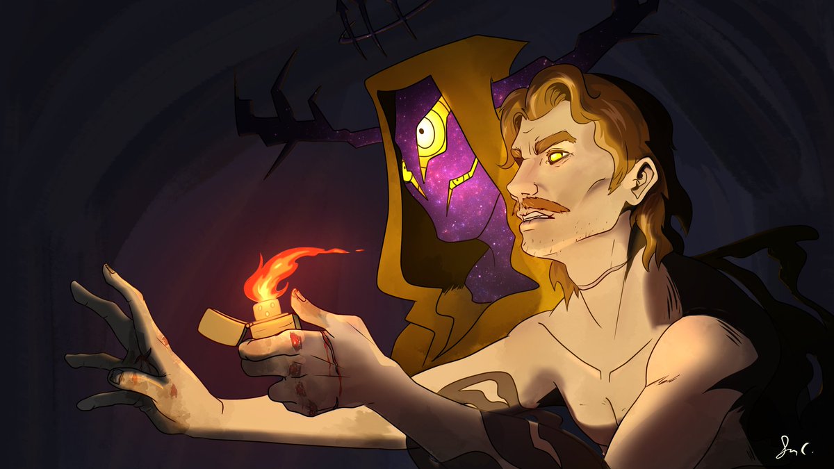 The boys in the Darkworld, taking a normal stroll #malevolentpodcast