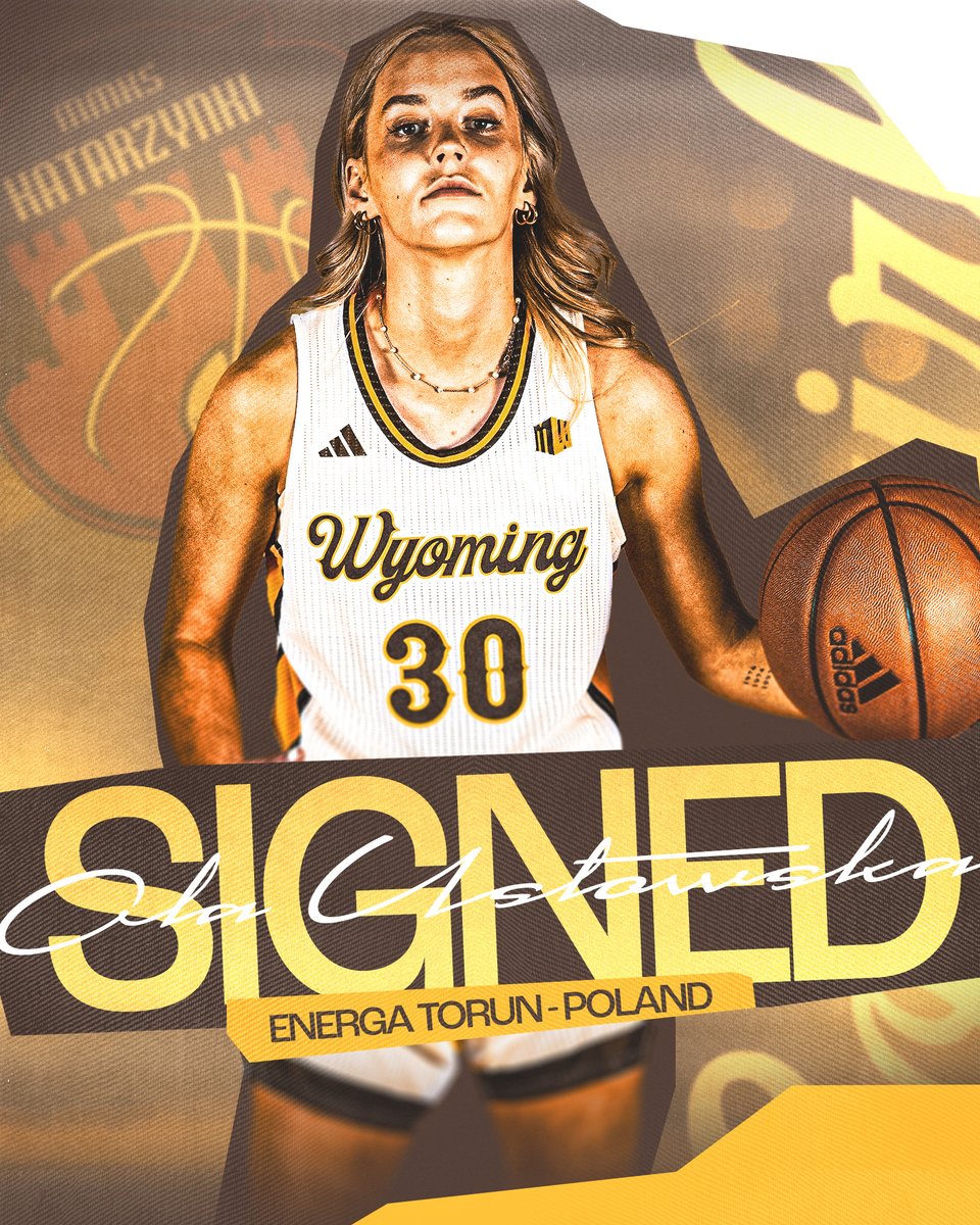 wyo_wbb's tweet image. Ustowska Signs Professional Contract in Poland.
📰 | tinyurl.com/y5zdbjwz