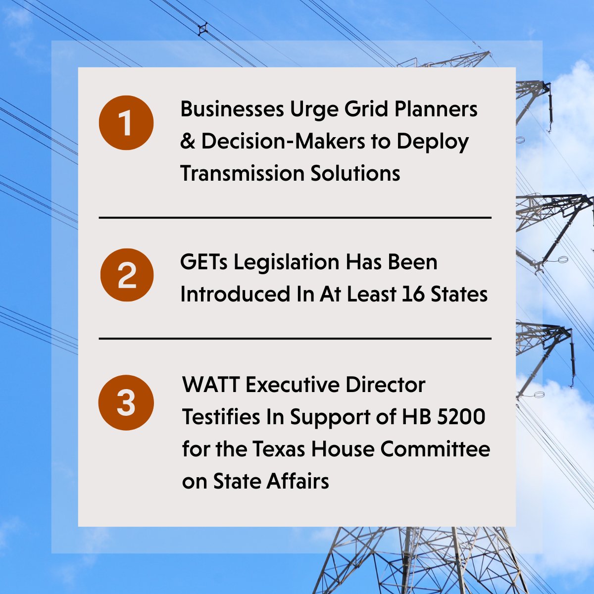 WATTCoalition's tweet image. ⚡📰 WATT's new with #GETs? Read about the latest “Five for the Future” and other updates by subscribing our newsletter: mailchi.mp/02ca64d31574/s…