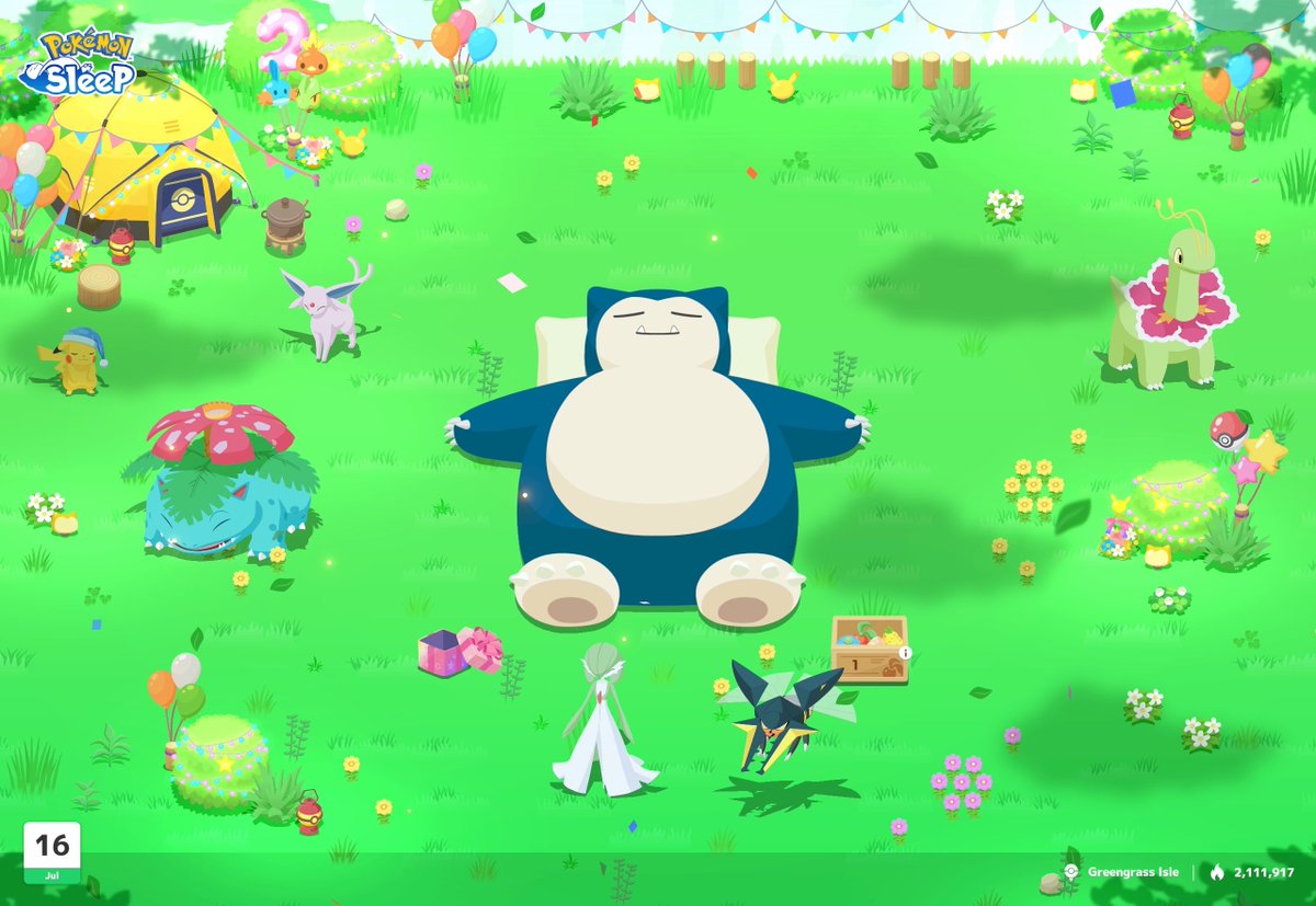 #PokemonSleep2nd! #PokemonSleep 
one more time sorry