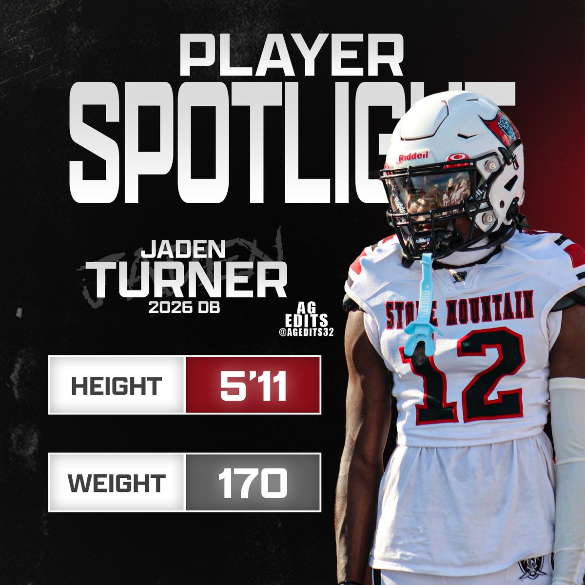 New Subscriber Alert! <a href="/jadenturner39/">Jaden Turner</a> 

Check him out! hudl.com/video/3/178408…