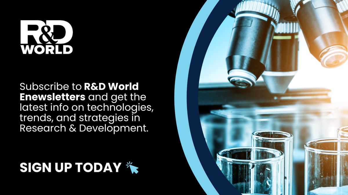 R&D World (@randdworld) on Twitter photo ✉️ 🔬Keep up with the latest R&D industry news, technologies and trends: rdworldonline.com/enews-sign-up/ ✉️ 🔬Keep up with the latest R&D industry news, technologies and trends: rdworldonline.com/enews-sign-up/