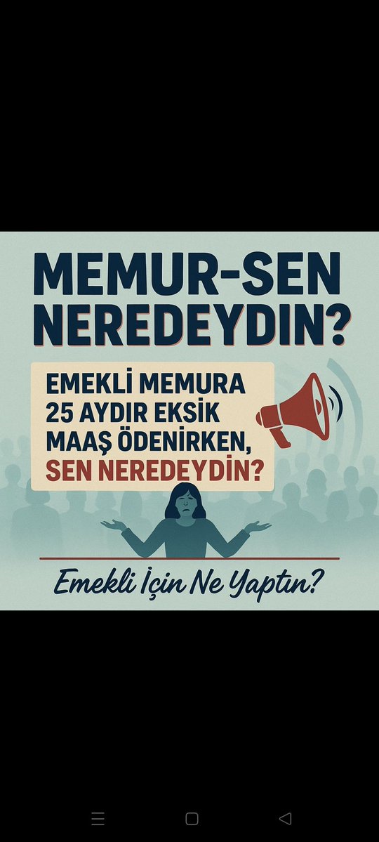Grande Orhan (@aliumut51) on Twitter photo <a href="/Burakdincersgk/">Burak Dinçer</a> İnfaz koruma memurunun emniyet hizmetlerinde ne işi var,
Bu kadar talep içinde emekli memurlar için bir tek talep yok neden??
#EmekliMemur
#MemurEmeklisineAdalet bekliyor ve anayasal haklarımızı KHK ile gasp edildi, sendikaların ve yetkili sendikanın hiç sesi çıkmıyor acaba neden <a href="/Burakdincersgk/">Burak Dinçer</a> İnfaz koruma memurunun emniyet hizmetlerinde ne işi var,
Bu kadar talep içinde emekli memurlar için bir tek talep yok neden??
#EmekliMemur
#MemurEmeklisineAdalet bekliyor ve anayasal haklarımızı KHK ile gasp edildi, sendikaların ve yetkili sendikanın hiç sesi çıkmıyor acaba neden