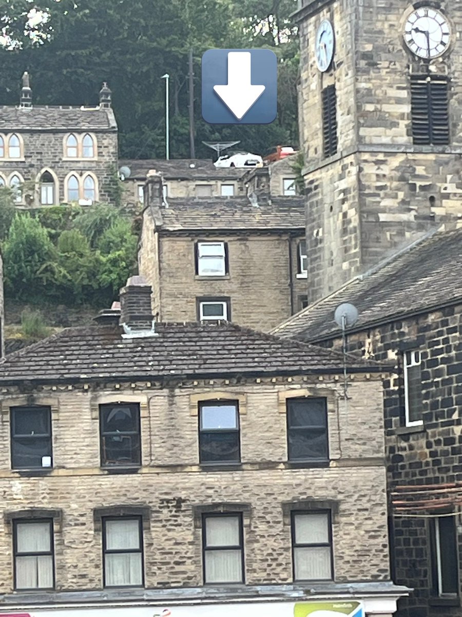 In Holmfirth and was wondering How did they get these cars on that roof.
