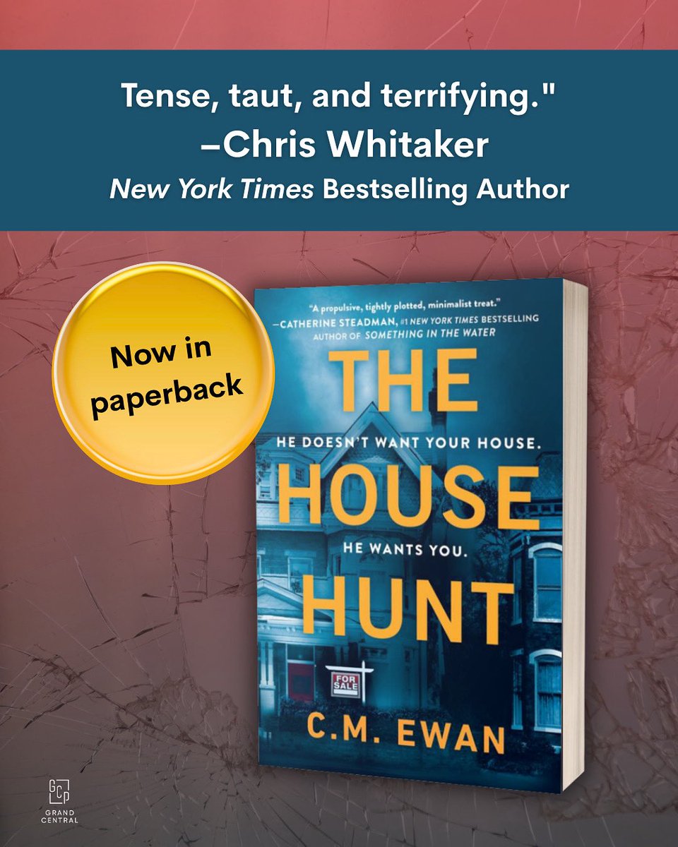 chrisewan's tweet image. Out today! The paperback edition of THE HOUSE HUNT is now available in the US and Canada from @GrandCentralPub
Inspired by my own nightmare house viewing, this is what happens when you try to sell your house … and the person viewing it refuses to leave.
#whathappensnext