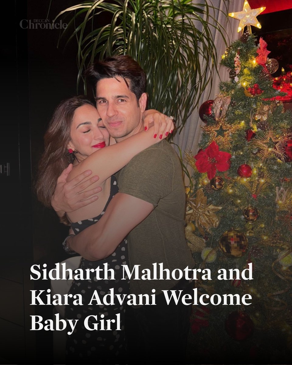 #EntertainmentNews  | Actors Sidharth Malhotra and Kiara Advani have had their first child, a baby girl, earlier this week in Mumbai. The delivery took place at Reliance Hospital. Both mother and child are healthy. The couple has not yet made an official announcement.
