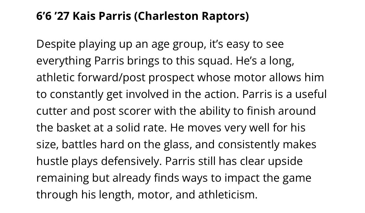 Thank you for the write up!@Phenom_Hoops