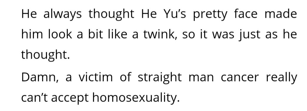 XIE QINGCHENG THOUGHT HE YU'S FACE MADE HIM LOOK LIKE A TWINK?!! NO WONDER HIS HEART BALKED WHEN HE SAW HE YU'S MONSTROUS COC/K?!! HE WASN'T EXPECTING THAT GAP MOE!!!