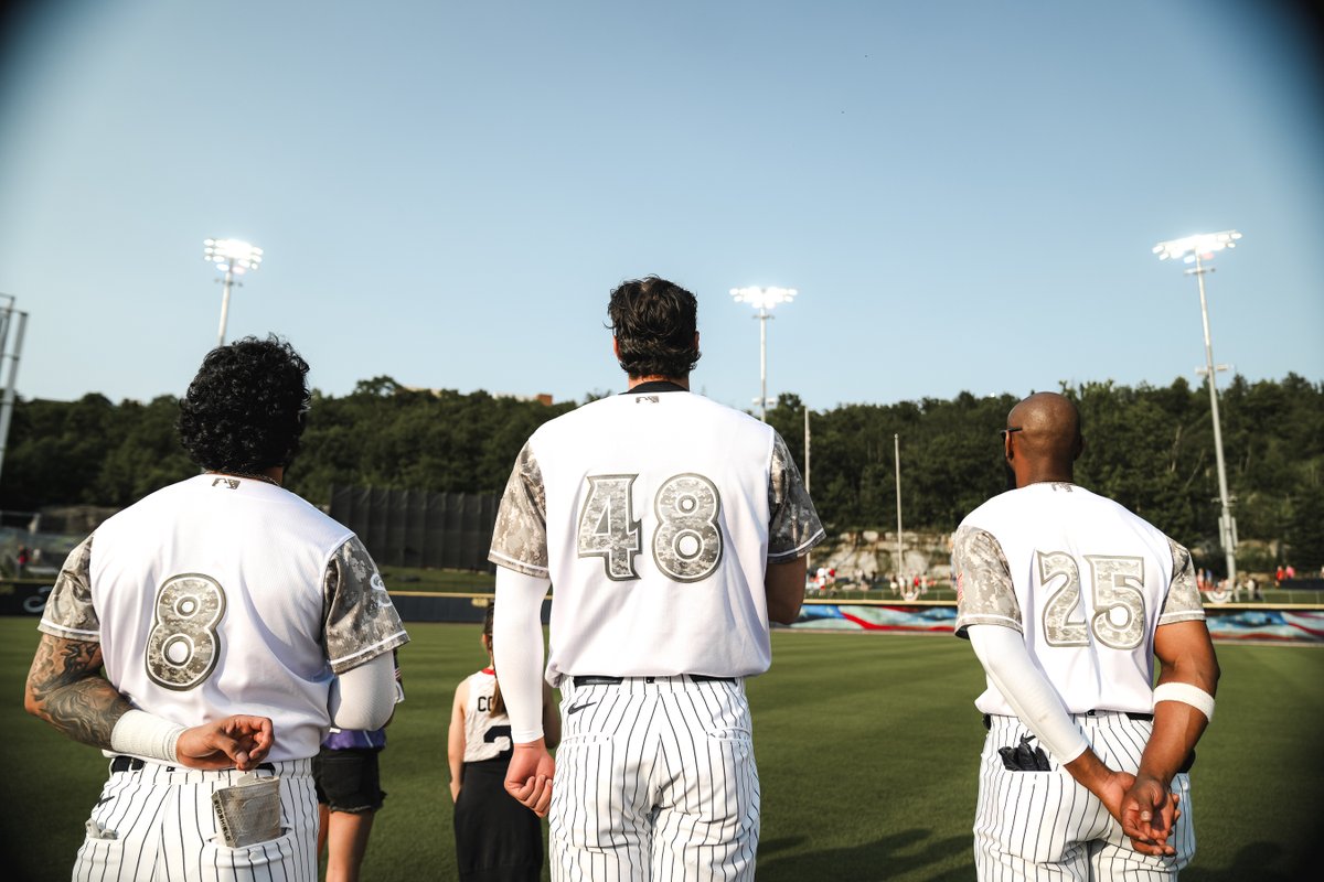 SWB RailRiders (@swbrailriders) on Twitter photo ‘Merica + Mementos! 🇺🇸 Patriotic Jersey Auction ends Friday! Proceeds benefit <a href="/campfreedompa/">Camp Freedom PA</a>.
Bid on game-worn jerseys by #Yankees top prospects, including No. 2 prospect Spencer Jones! Jerseys worn for Military Appreciation and Independence Day games. 📲 loom.ly/c1Qy_uU ‘Merica + Mementos! 🇺🇸 Patriotic Jersey Auction ends Friday! Proceeds benefit <a href="/campfreedompa/">Camp Freedom PA</a>.
Bid on game-worn jerseys by #Yankees top prospects, including No. 2 prospect Spencer Jones! Jerseys worn for Military Appreciation and Independence Day games. 📲 loom.ly/c1Qy_uU
